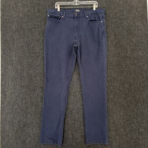 Levis 550 Jeans Men's 38x34 Navy Blue Relaxed Fit Tapered Denim Pants White Tab